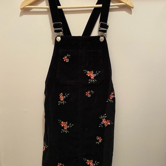 Moto TOPSHOP Velvet Mini Dress - Picture 2 of 4